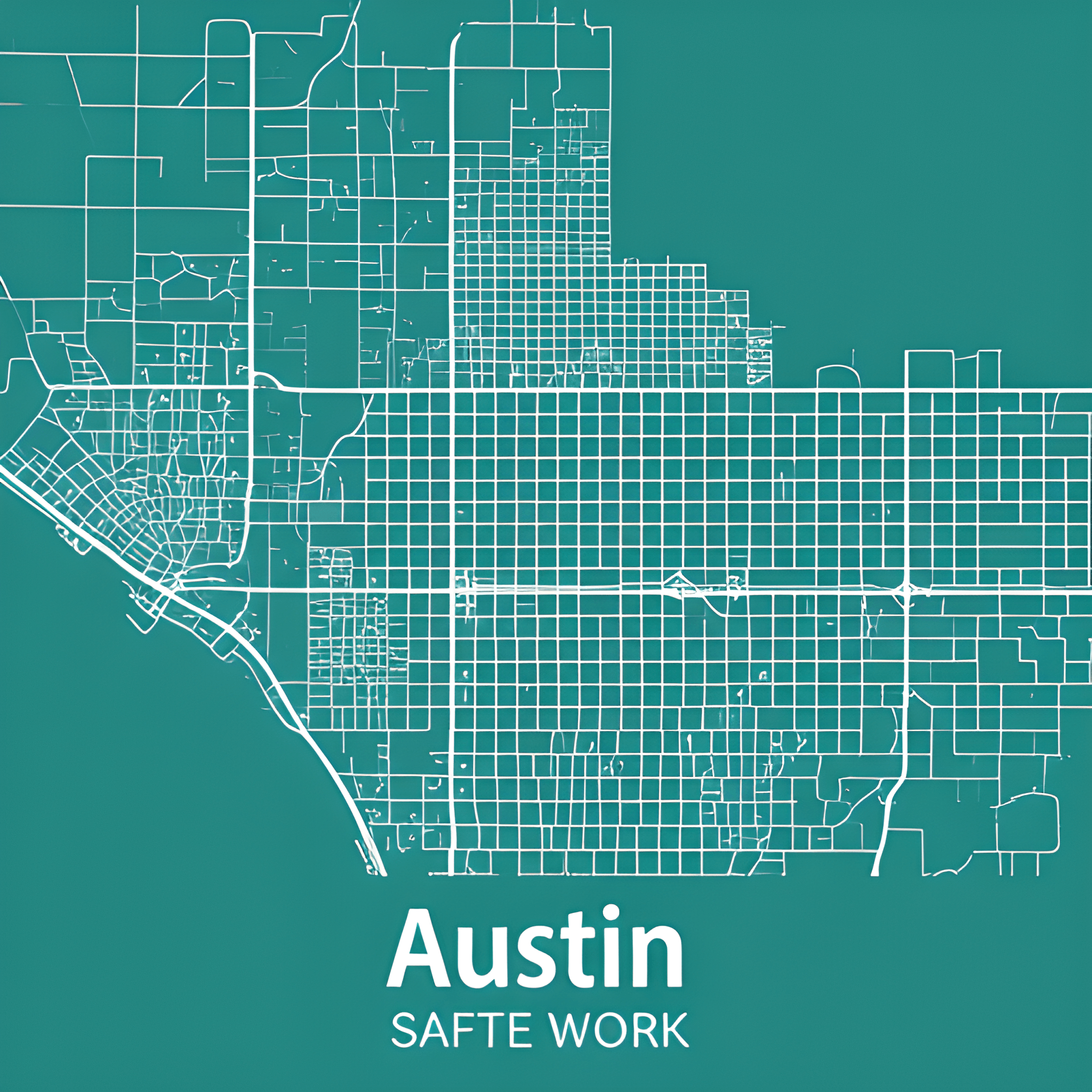 Austin, TX map — AUS Airport Area
